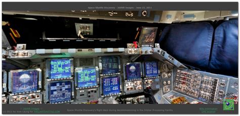 ☆ 數 位 夢 想 ☆ Digital Dream: 360 度全景體驗發現號太空梭駕駛艙，讓你在家也能登上太空梭！