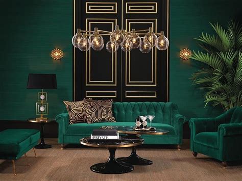 Incredible Living Room Design Ideas That Popular In 19 | Dark green ...