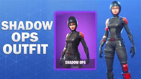 Shadow Ops Fortnite Skin Showcase - YouTube