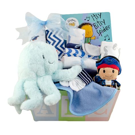 Baby Gift Basket - Baby Boy Baskets – StorkBabyGiftBaskets.com