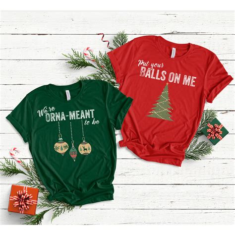 Matching Christmas Couples Shirts Funny Christmas Couples - Etsy ...