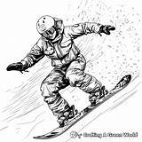 Snowboard Coloring Pages  Free & Printable sketch template