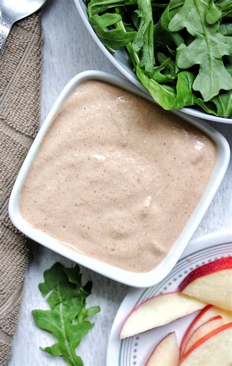 Vegan Creamy Garlic Salad Dressing | Plant Based And Broke