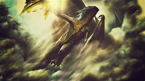 Gray dragon illustration, dragon, fantasy art, fan art, artwork HD ...