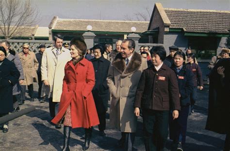 Nixon In China. President And Pat Nixon On An Escorted Tour In Beijing China. February 21-27 ...