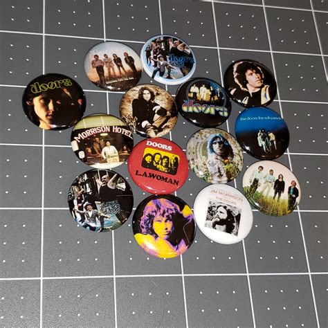 14 Doors Buttons 1 Inch Pin Mini Vinyl LP Button Pins Jim - Etsy