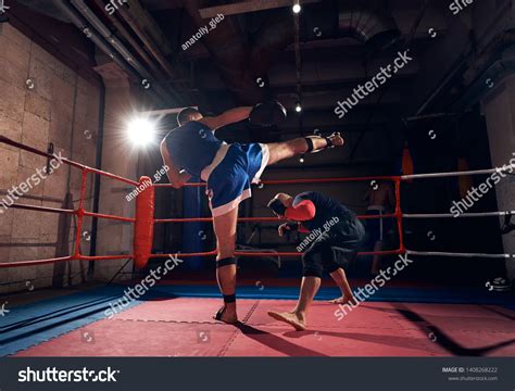 Young Man Fighter Training Mma His Stock Photo 1408268222 | Shutterstock