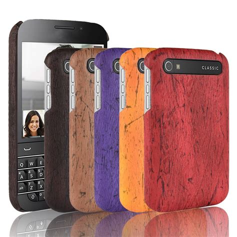 Aliexpress.com : Buy For BlackBerry Classic Q20 Case Cover Wood grain PU Leather Protective Hard ...