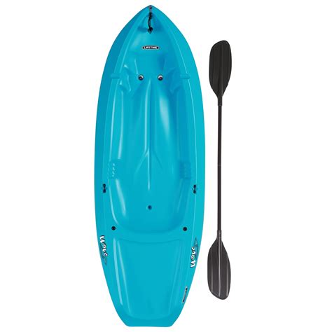 Lifetime Wave Youth Kayak with Paddle, Glacier Blue – BrickSeek