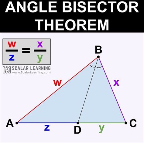 Angle bisector theorem | Studying math, Math tricks, Mathematics