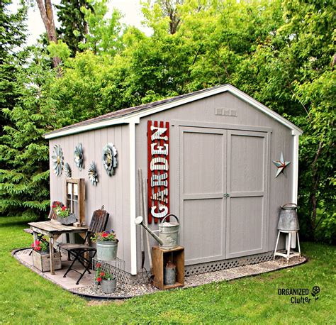 My New Junk Garden Shed - Organized Clutter