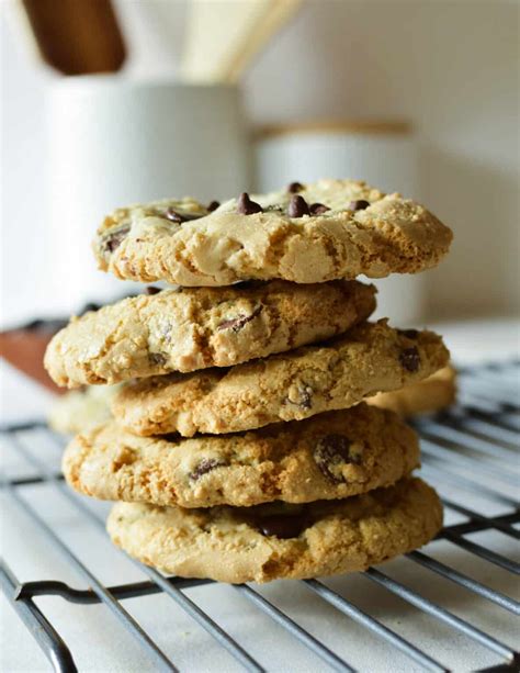 No Butter Chocolate Chip Cookies - caramel and cashews