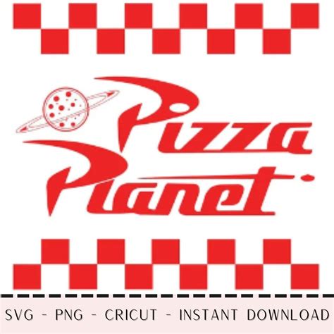 Pizza Planet Downloadable SVG File for Cutting Stencil - Etsy Canada