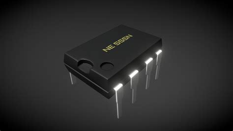 Integrated Circuit (IC) - Download Free 3D model by Alex Martire ...