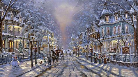 Christmas Scenes Wallpapers - Top Free Christmas Scenes Backgrounds - WallpaperAccess