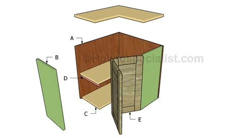 Corner Cabinet Plans Howtospecialist How To Build Step By Diy