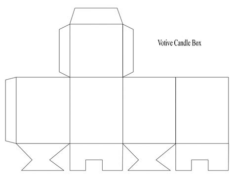 Candle Box Template