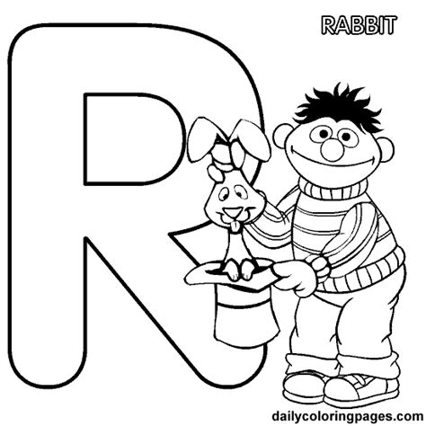 Sesame Street Alphabet Coloring Pages at GetColorings.com | Free printable colorings pages to ...