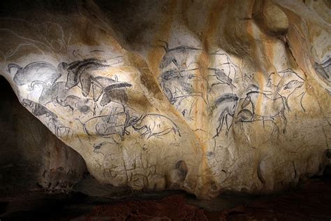 Panel of the Horses, Chauvet Cave (Replica) (Illustration) - World History Encyclopedia