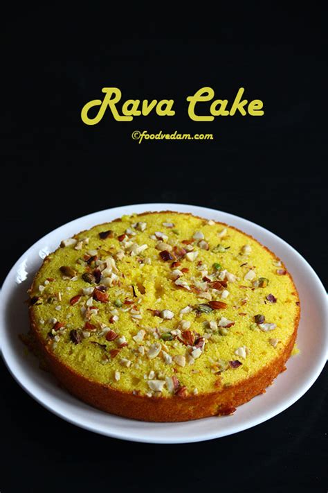 Rava Cake Recipe-Semolina/Suji Cake Recipe in Pressure Cooker - Foodvedam