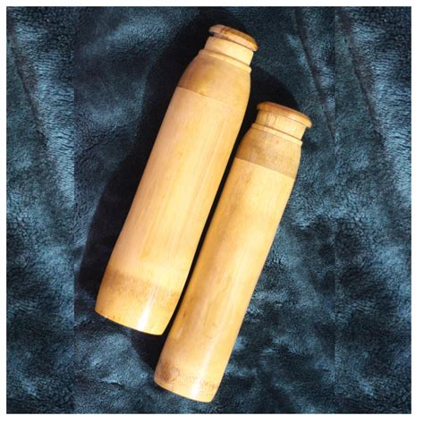 Pure Natural Bamboo Water Bottle Natural Water Bottle | Etsy