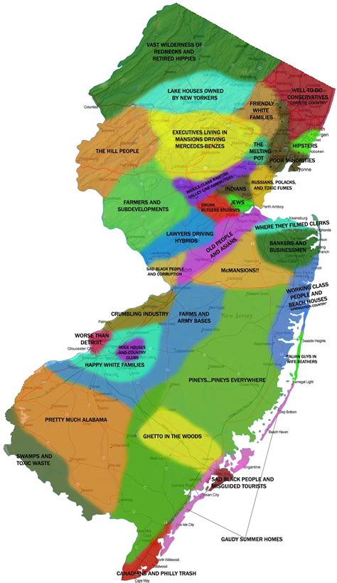 Is This NJ Map (Separating Race and Social Class) Accurate? [PHOTO/POLL]