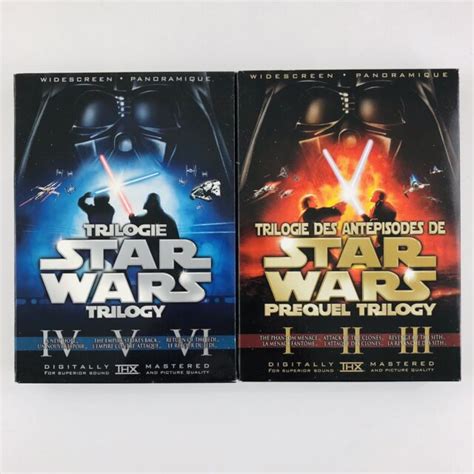 Star Wars Prequel/Original Trilogy DVD Sets - 4-6 Original Theatrical ...