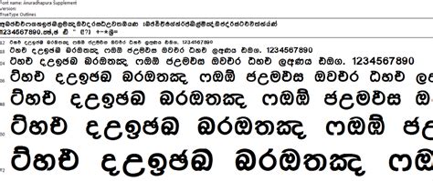 Iskoola Pota Sinhala Unicode