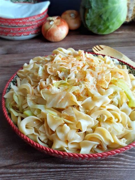 Fried Cabbage and Noodles (Haluski) - My Homemade Roots