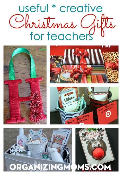 Useful Creative Christmas Gifts for Teachers - Organizing Moms