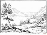 Lac Printable Naturaleza Habitats Coloriages Colorier Sketch Coloring Page sketch template