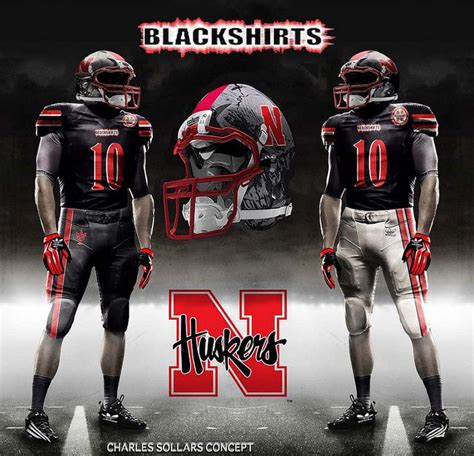 NEBBlackShirtsRealSkull | Nebraska cornhuskers football, Cornhuskers ...