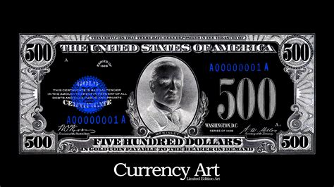 William Mckinley 500 Dollar Bill