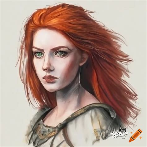 A viking girl on Craiyon