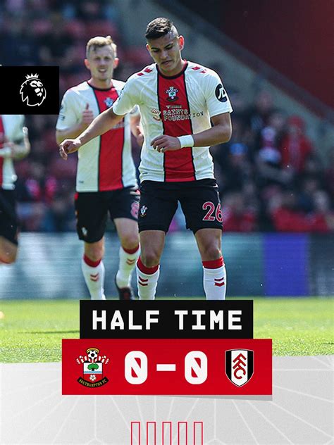 Southampton FC on Twitter: "Goalless as we reach the break."