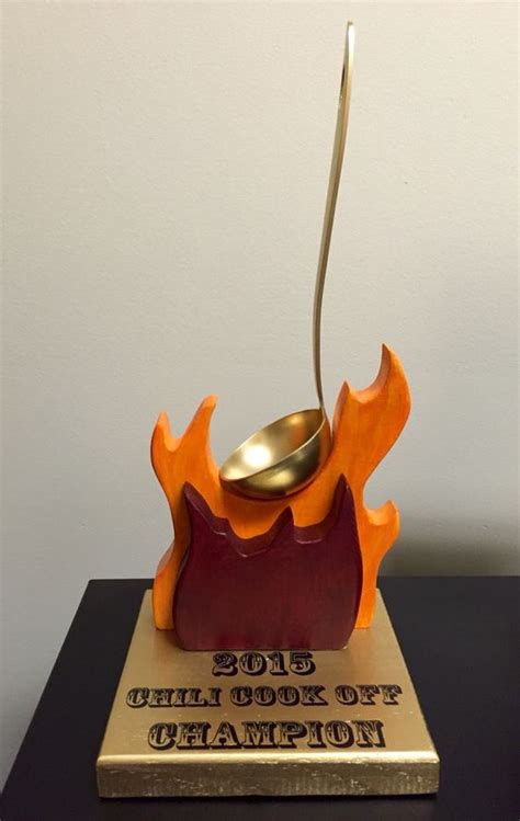 Chili cook off trophy | My crafts! | Pinterest | Chili cook off, Chili and Ribs