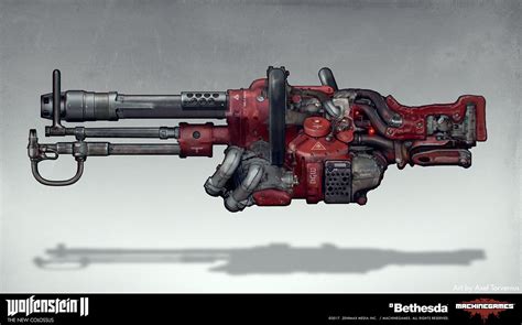 ArtStation - Concept Art Wolfenstein The New Colossus - Dieselgewehr ...