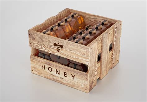 Hexagonal Honey Bottle Packaging Concept by Maksim Arbuzov - Homeli