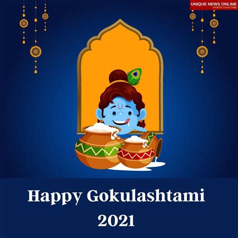 Happy Gokulashtami 2021 Wishes, HD Images, Messages, Quotes, WhatsApp SMS, and Facebook Status