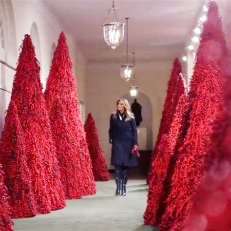 Melania Trump Shares White House Christmas Decorations