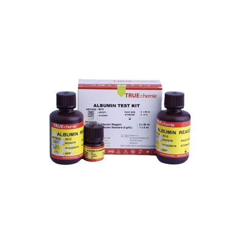 Fast and Accurate Albumin Test Kit for Serum and Plasma