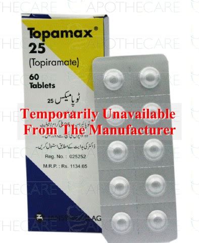 TOPAMAX Tab 25mg 60's