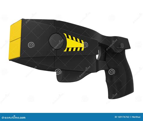 Electroshock Weapon Isolated Stock Illustration - Illustration of isolated, background: 169176762