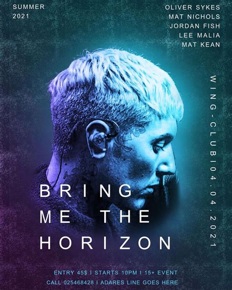 BMTH Tour poster on Behance