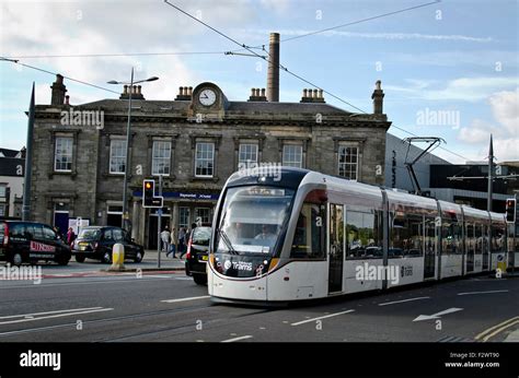 Edinburgh tram ,Haymarket, Edinburgh, Scotland Stock Photo - Alamy