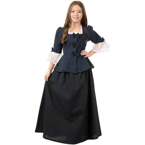 Colonial Girl Child Halloween Costume - Walmart.com - Walmart.com