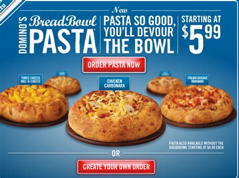 Alfredo Dominos Pasta Bowl - All Are Here