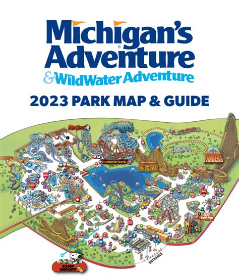 Michigan's Adventure Map and Brochure (2022 - 2023) | ThemeParkBrochures.net