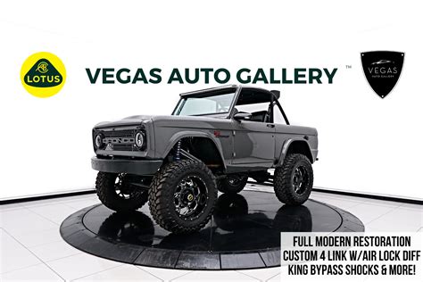 Used 1970 Ford Bronco Custom For Sale (Sold) | Lotus Cars Las Vegas Stock #CH18368A