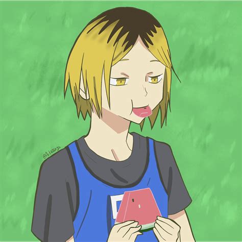 I drew my favorite character, Kenma : r/haikyuu